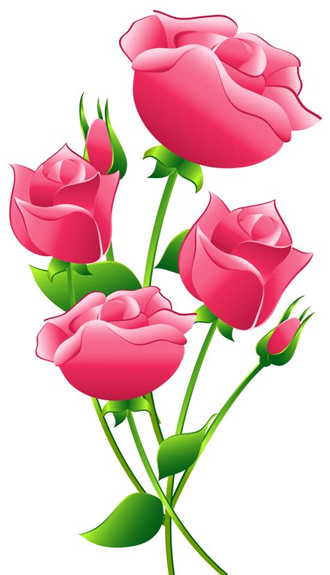 pink flower clipart|free images of pink flowers.